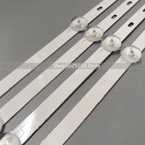 NEW 4PCS/LOT led backlight strip 8lamp 753mm for HY-A385-01-Y2835A08 V2 A385-01 4X8 160813