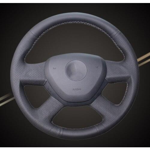 Car Braid On The Steering Wheel Cover for Skoda Octavia 2015 2016 Fabia 2014 Rapid 2013-2015 Superb 2013-2016 Yeti Auto Covers