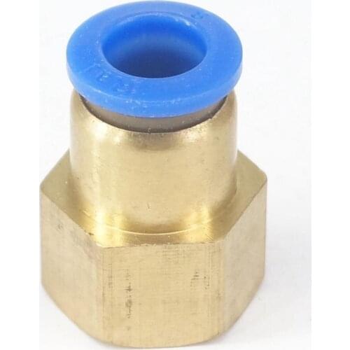 LOT 5 3/8" BSP Female to Fit Tube O/D 8mm Pneumatic Push In Connector Union Quick Release Air Fitting Plumbing