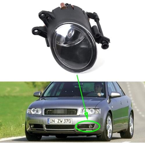 Fog Light For Audi A4 B6 2000~2005 Fog Lamp Car Front Bumper Grille Driving Lamps Auto Fog Lights Set Kit