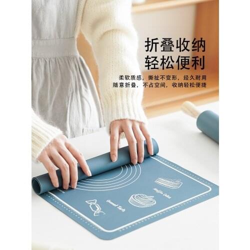 Silicone Dough Kneading Thickened Non-Stick Dough Board Food Grade Baking Tool Rolling Chopping Board