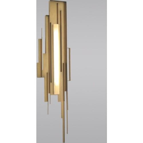 Scandinavian Nordic Wall Wood Light Glass Lampshade Corridor Balcony Bedside LED Side Wall Lamps Interior for Home Decor