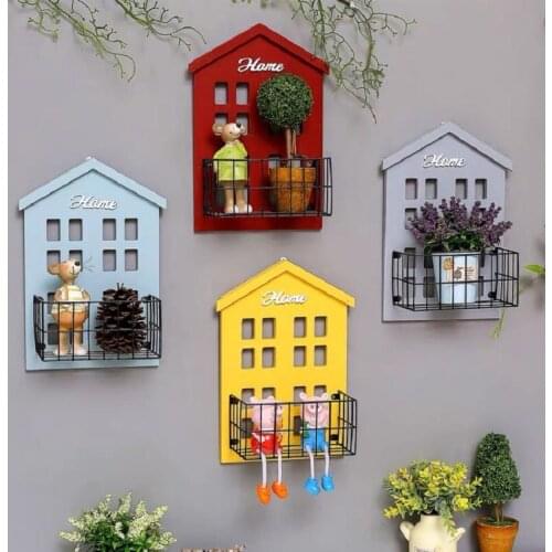 Home Decoration Frame Wall Pendant Storage Outdoor Hanging Ornaments Park Courtyard Garden Childrens Room Layout