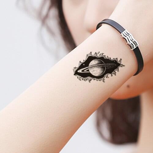 VANKIRS Galaxy Wrist Universe Planet Women Arm Tattoos Stickers For Kids Custom Temporary Tattoo Waterproof Fake Children Tatto