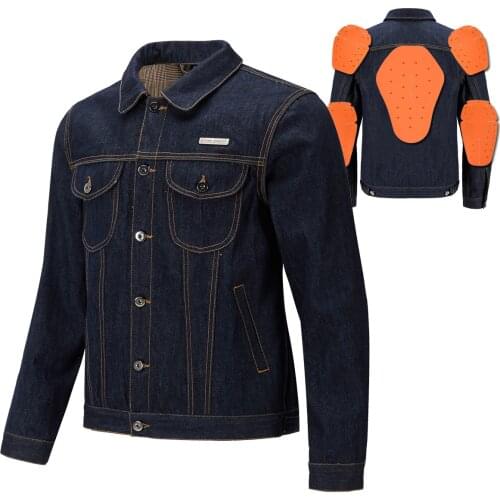 Spring and Autumn Motorcycle cowboy racing suit motorcycle jacket windbreak leisure retro Knight jacket matching protection