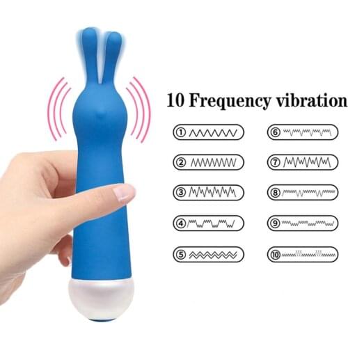 10 Speed G Spot Vibrator Rabbit Dildo Sex Toy for Women Dual Vibration Vaginal Clitoris Massage Female Orgasm Sex Product