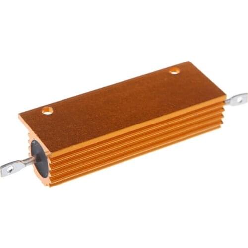 100W Shell Power Aluminum Housed Case Wirewound Resistor 1/2/4/6/8/10 Ohm E56B