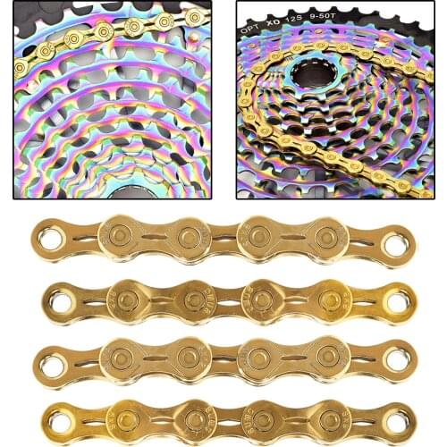 116/126 Links Bike Chain 9/10/11/12 Speed Road Racing Bicycle Chains Mountain Bicycle Chains High Strength Repair Gear