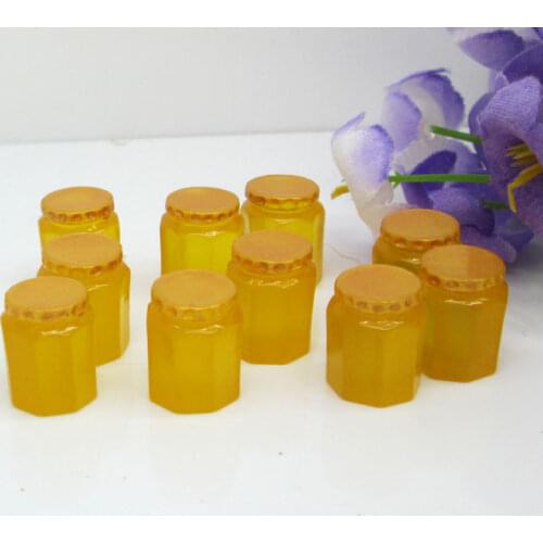 20Pcs Yellow Sunshine Bottles Resin Decoration Crafts Flatback Cabochon Scrapbook DIY Embellishments Accessories Buttons