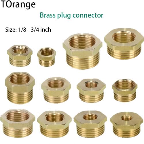 3/4 IN to 1/2 IN internal and external wire directly 1 inch to 3/4 IN to 1/8 IN to 1/4 IN to 3/8 IN Thread 2Pcs