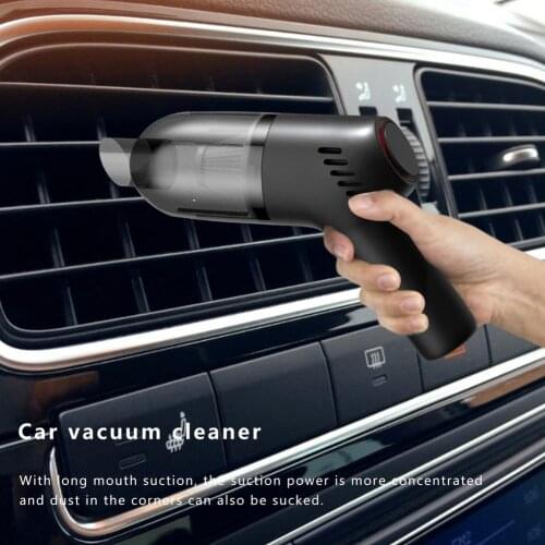 Car Wireless Vacuum Cleaner 8000pa 120w Handheld Strong Suction Cleaner Portable Mini Bass Cleaner For Car Home Cleaning