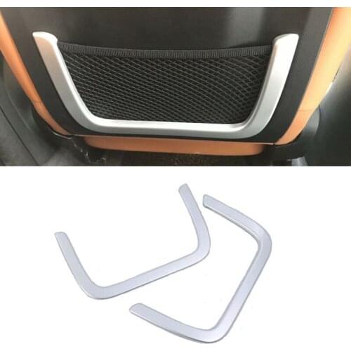 Car Styling Matte Seat Back Net Frame Decoration Cover Sticker Trim Carbon Fiber ABS Interior Accessories For BMW X3 G01 2018