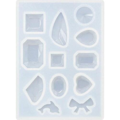 DIY Jewelry Silicone Resin Casting Jewelry Molds Mould for Key Chains Earrings Necklaces Heart Pendants Making Crafts Supplies