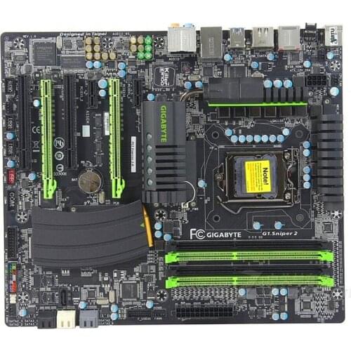 For Gigabyte GA-G1.Sniper 2 Used original desktop Motherboard G1.Sniper 2 Z68 LGA 1155 i3 i5 i7 DDR3 32G SATA3 ATX