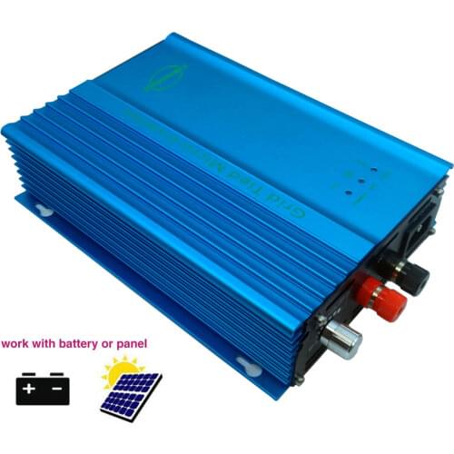 500W Micro Grid tie inverter for 12V 24V 36V 48V battery discharge adjustable output power solar panel grid tie inverter