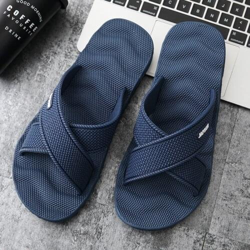 WEH slides men Summer Home Slippers for men Indoor Shoes Slide Slipper Sleepers Bathroom House Shower Bath Room shower slippers