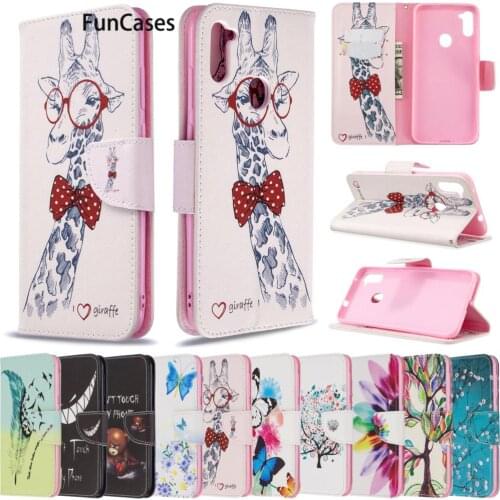 Luxury PU Leather Cases For Samsung A21 PU Leather Book Wallet Phone Samsung Galaxy telefoon A11 A41 A31 A42 5G A01 A51 A71 Etui