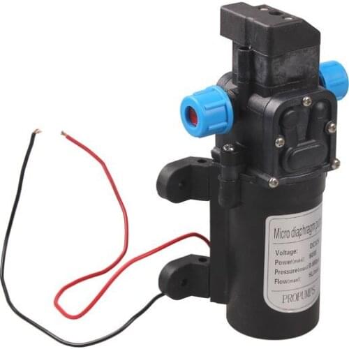 DC 12V Water pump 115psi High Pressure 5L/min Agricultural Electric Water Pump Black Diaphragm Water Spra