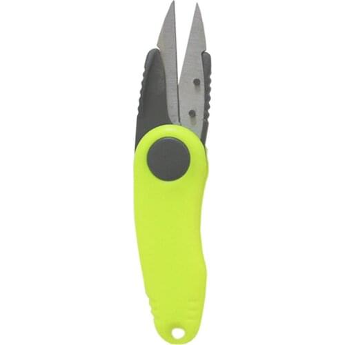 Foldable Braided Line Scissors Braid Scissor Fishing Line Cutter Clipper Fishing Plier Scissor Fishing Tackle Tool