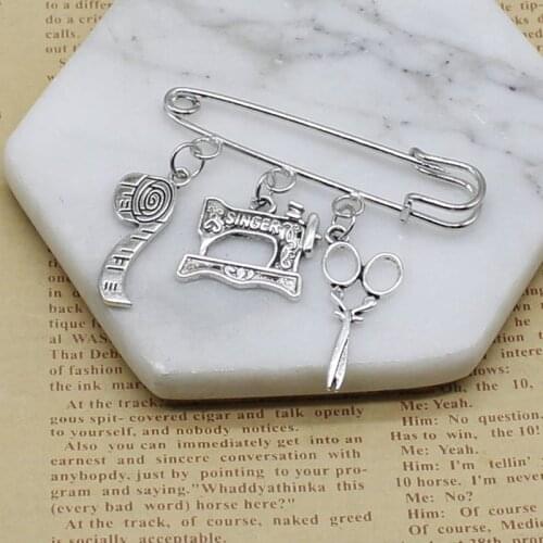 WDGUOJUN Silver Brooches For Clothes