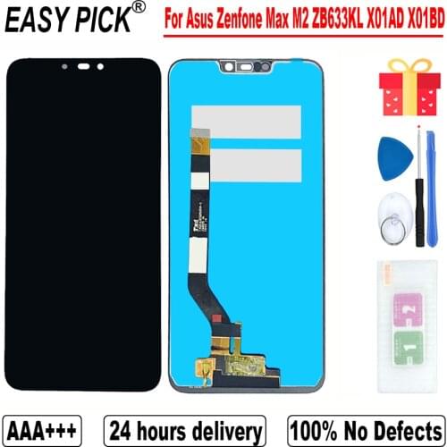 For Asus Zenfone Max M2 ZB633KL X01AD LCD Display Touch Screen Digitizer Assembly For Asus Zenfone Go ZB500KG X00BD ZB500KL LCD