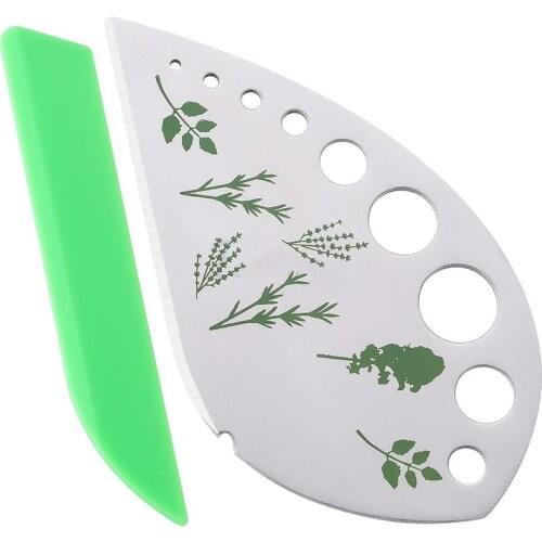 1Pc Magical Vegetable Herb Stripper Peeler Stainless Steel Vegetable Leaf Remover Cutter Home Kitchen Peeling Tool