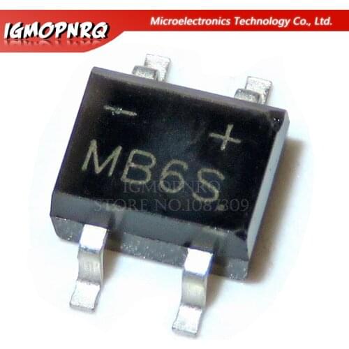 20PCS MB6F MB6S MB10S MB6M DB107S DB157S DB207S DB107 DB207 Rectifier Bridge SOP DIP Bridge Stack 0.5A 1A 600V 1000V