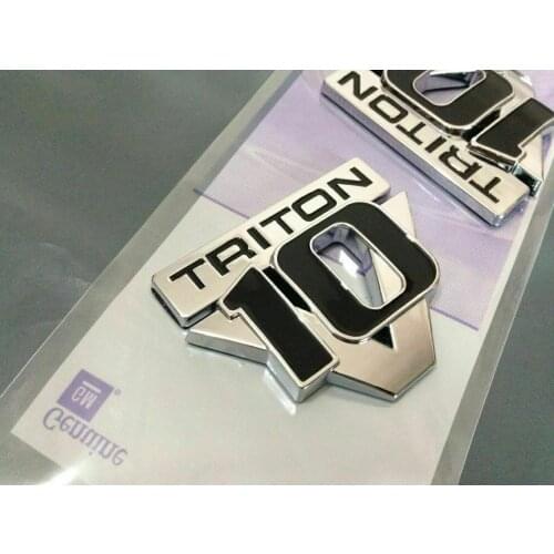 3D Badge V10 Vintage Car Door Fender Trunk Emblems Decal Sticker F Series