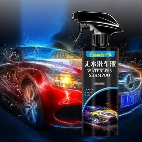 500ml Car Water-free Wash Body Polish Spray Film Ceramics Coating Crystal Wax Glass Washing Accessories