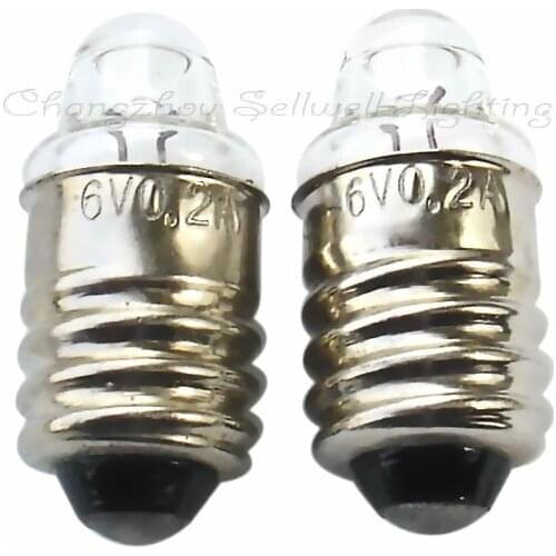 6v 0.2a E10 Great!miniature Light Bulb A094