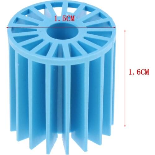100Pcs Biochemical Bio balls Filter Media for Fish Pond Waterfall Fountain ( Blue )