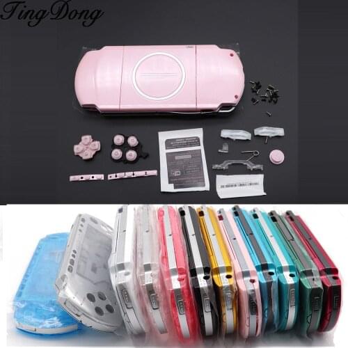 For PSP3000 PSP 3000 Game Console replacement full housing shell cover case with buttons kit