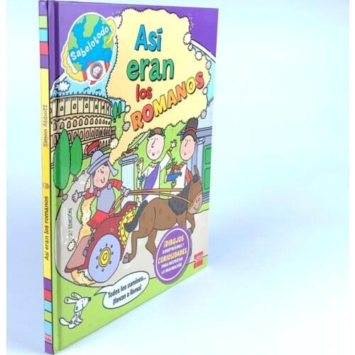 Parent Child Kids Baby Bedtime Story Spanish Original Book Roman Knowledge Education Cute Picture Reading Hardcover Book Age 4