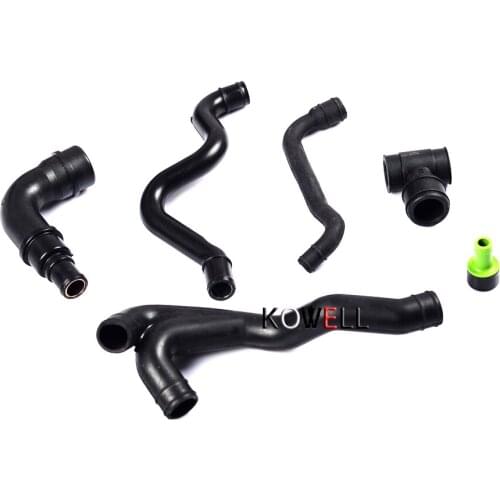 6Pcs Engine Crankcase Breather Hose Kit For Jetta MK4 035 103 245 G 06A 103 221 AH 06A 103 247 06A 103 213 AF