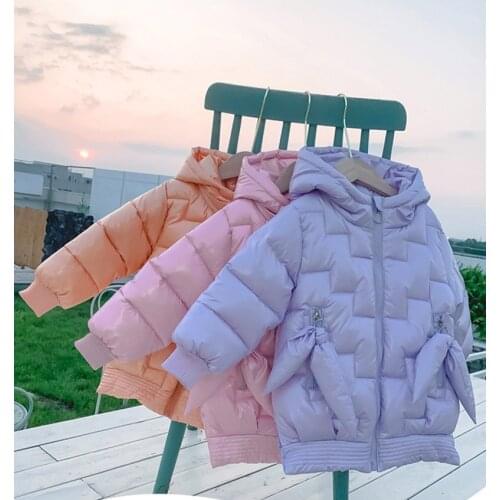 Girls cotton jacket fashion down cotton jacket