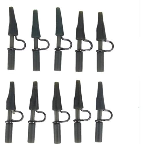 10/20pcs Carp Fishing Accessories Outdoor Safety Lead Clips Kit For Fishing Tackle Equipment Line Tool Fastening The Line Pesca