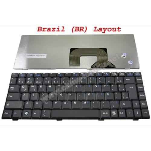 New laptop keyboard Teclado para Notebook Semp For Toshiba STI IS1462 Brazil Br Version - V-0224BIBK1