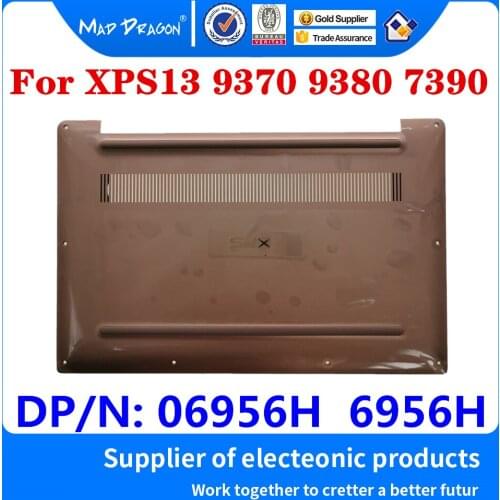 New Original 06956H 6956H For Dell XPS13 9370 9380 7390 Laptop Rose Gold Access Panel Door Cover Bottom Base Bottom Cover