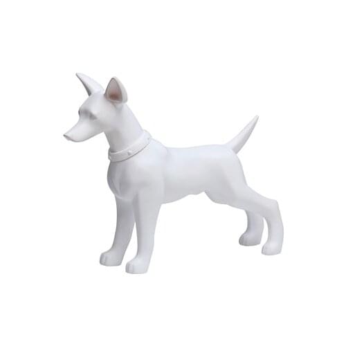 Plastic Mannequin Dog For Pet Display Ornament Home Decoration