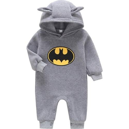 Pupubeans Brand Little Devil Printing Baby Boys Girls Full Sleeve Romper Infant Jumpsuits Baby Pajamas Clothes