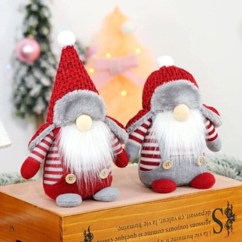 Christmas Faceless Doll 2021Xmas Tree Decorations Desktop/Living Home Decor Creative Gnome Ornament New Year Pendant Kid Gifts