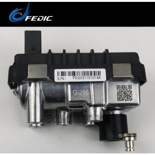 Turbo electronic actuator G-216 712120 6NW008412 755862 for BMW 745 D E65 242 Kw 329 HP M67TU V8 2005-2008