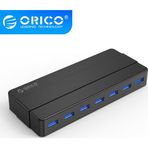 7 Port USB3.0 Desktop HUB with 12V2.5A Power Adapter USB 3.0 HUB , H7928-U3-V1