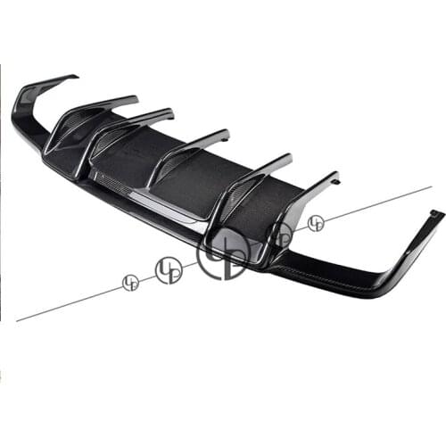 W218 rear diffuser Carbon Fiber rear lip rear diffuser fit for CLS Class W218 CLS63 2012
