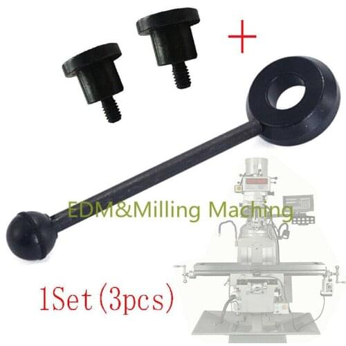 1Set High Quality Milling Machine Metal Head Handle Screw Quill Feed CNC Vertical Mill Tool Bridgeport Durable New