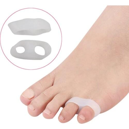 1 pair Hot Toe Protect Hallux Valgus Bicyclic Thumb Orthopedic Braces To Correct Daily Silicone Toe Separators valgus pro Z20501