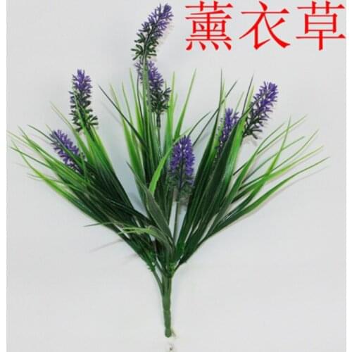 1PCS New Decoration Simulation Plants Green Bunch Plastic Flower Grass Green Plant Grain Wedding Party Garden Home DIYDecoration