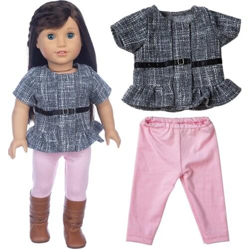 2021 Woolen Cloth Carment for American Girl 18inch Doll Clothes Doll Accessoires For Children Best Gift