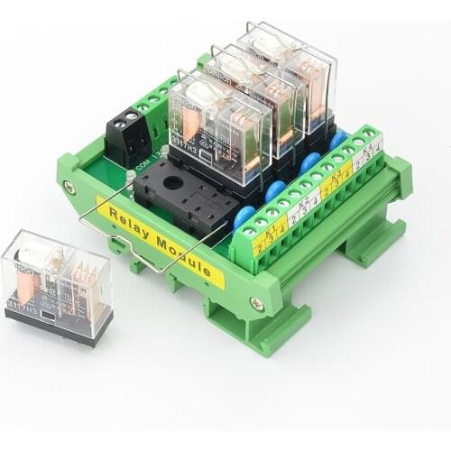 4-way relay module 12V/24V input 16A relay module BMZ-04K1