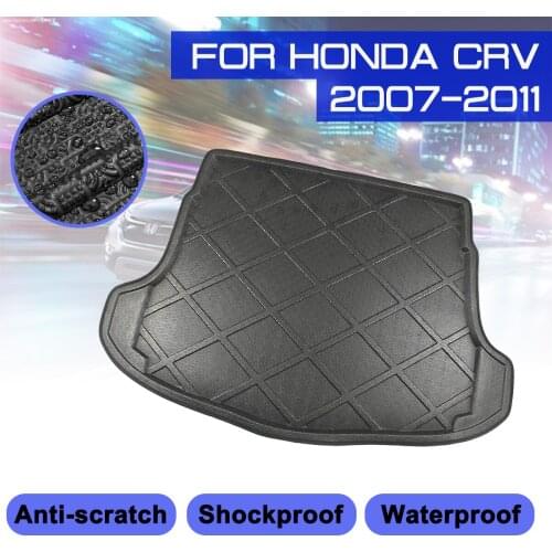 For Honda CRV 2007 2008 2009 2010 2011 Car Floor Mat Carpet Rear Trunk Anti-mud Cover